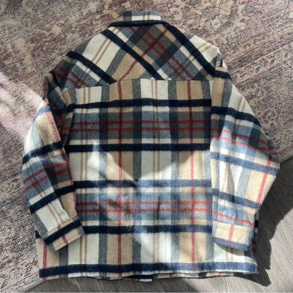 Zara Plaid Shacket - Picture 3 of 6